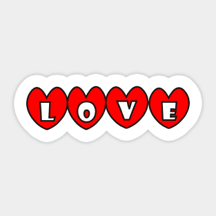 L-O-V-E Sticker